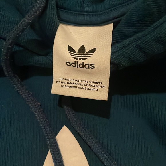 Deep Blue Adidas Hoodie - Picture 3 of 5